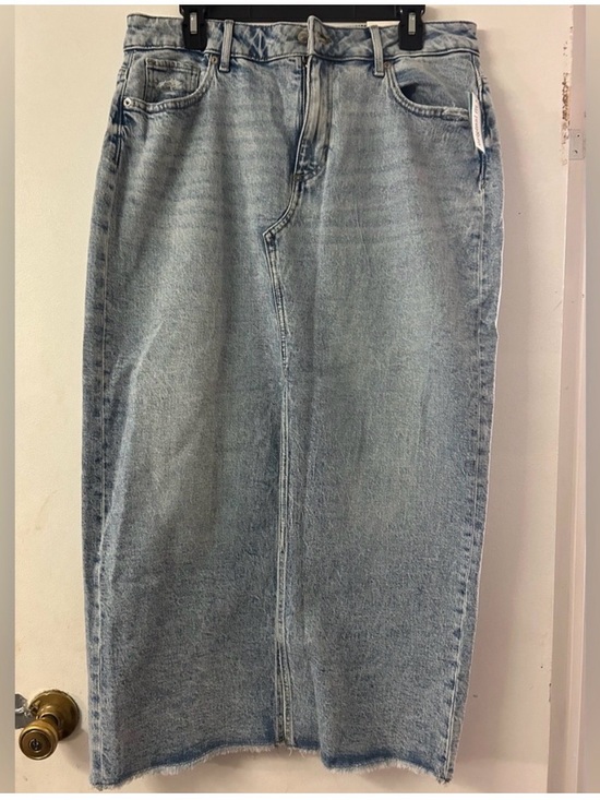 Dresses & Skirts - NWT-long denim shirt, 12